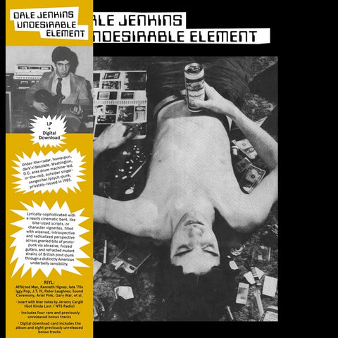 Dale Jenkins - Undesirable Element LP